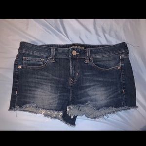 2- shorts. One express Jean color &other oldnavy.